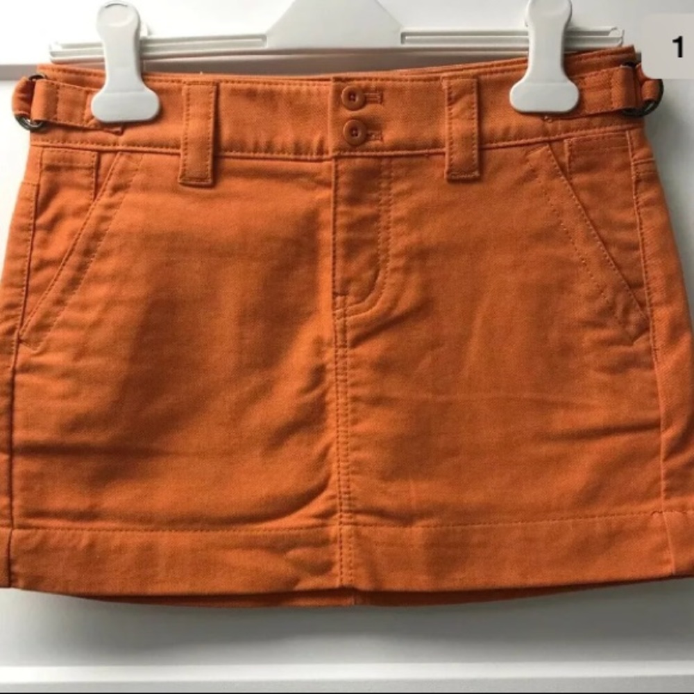 Gap Women’s Mini Skirt Orange Size 0